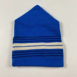 Vintage Capello Canada Wool Ski Beanie Winter Hat Toque Blue